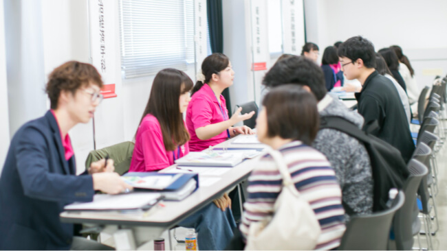 在学生とのフリートーク
